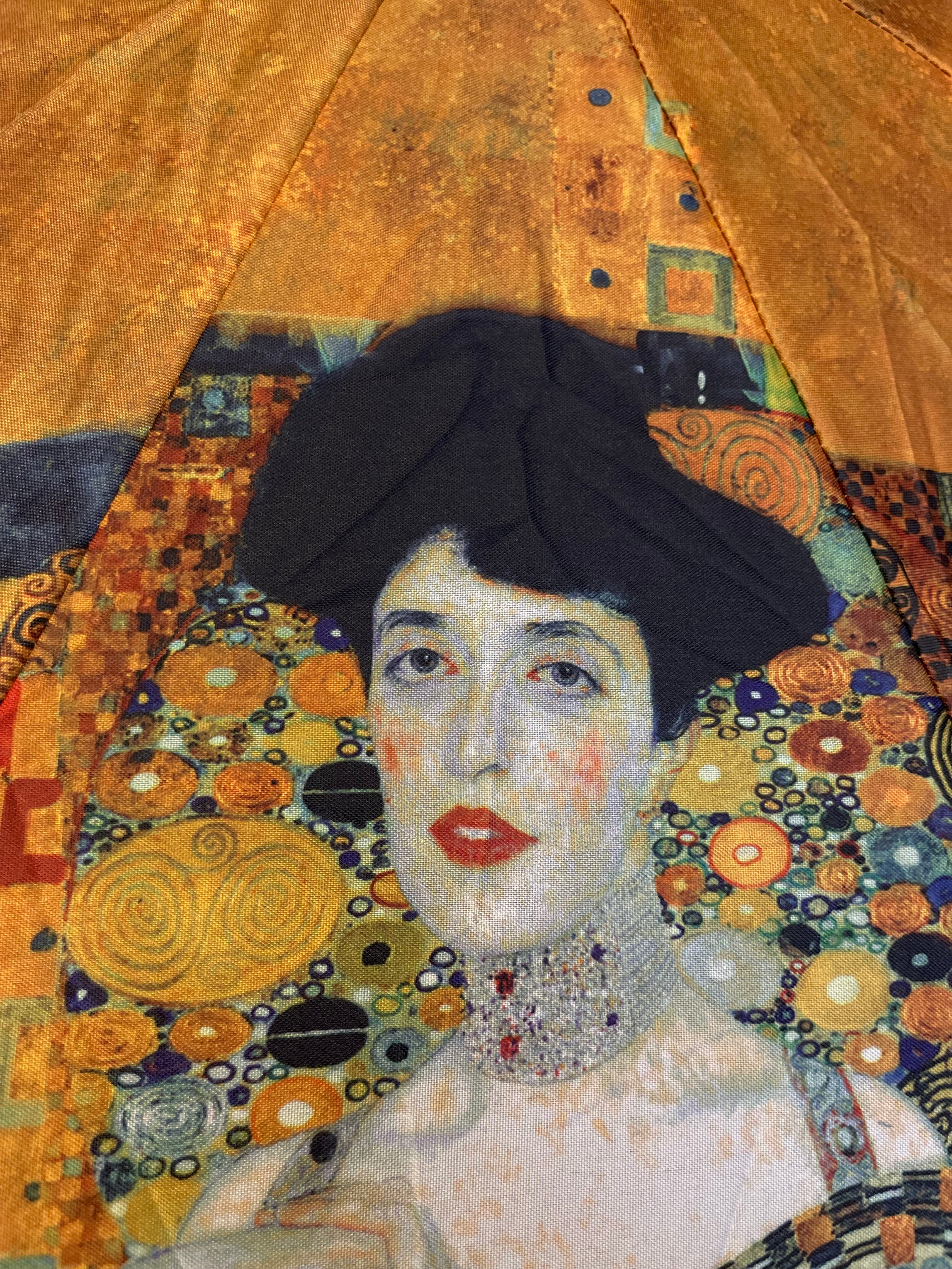 Damen Taschenschirm Motiv Gustav Klimt Adele