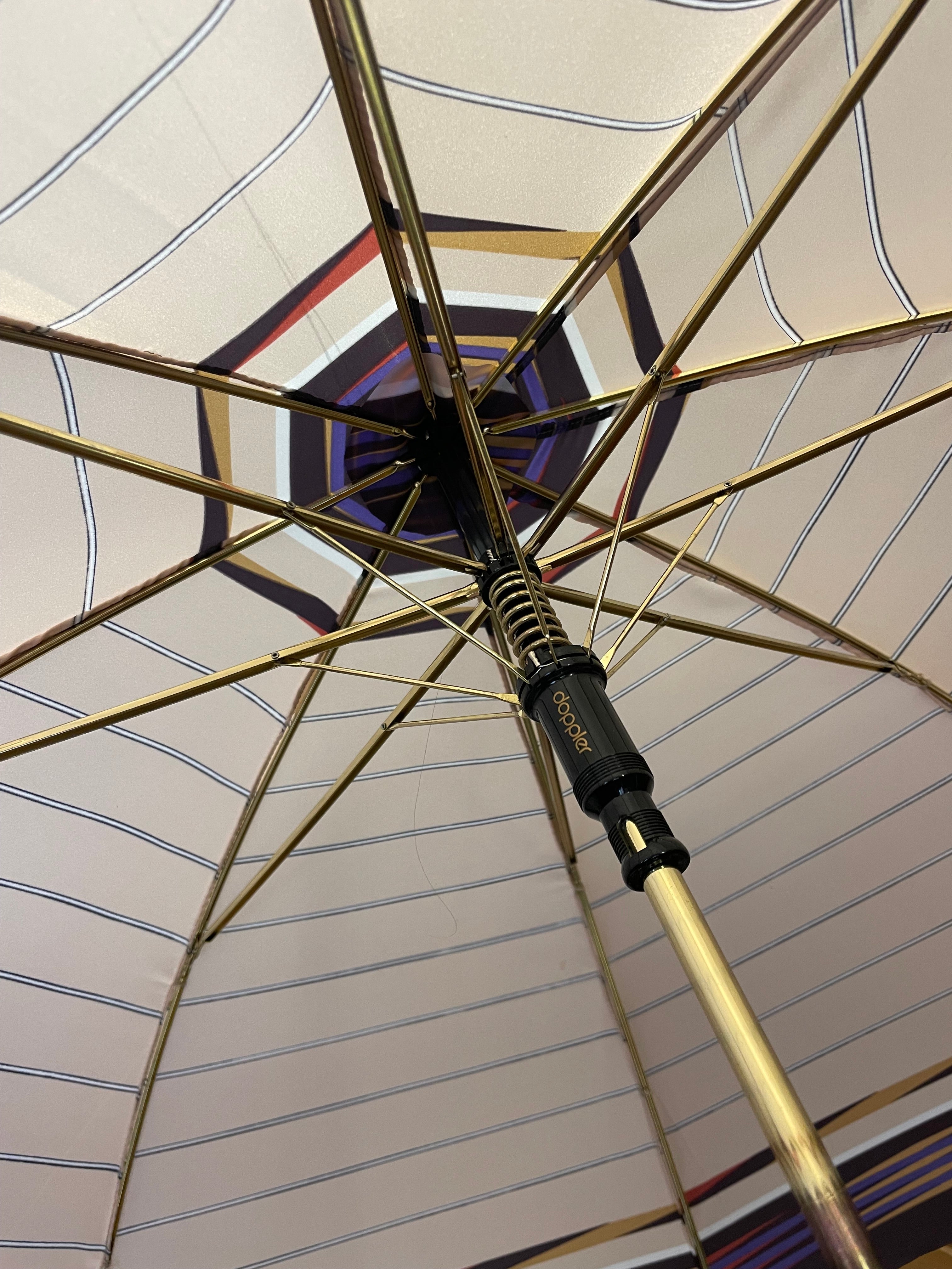 Handmade Damen Langschirm beige-braun