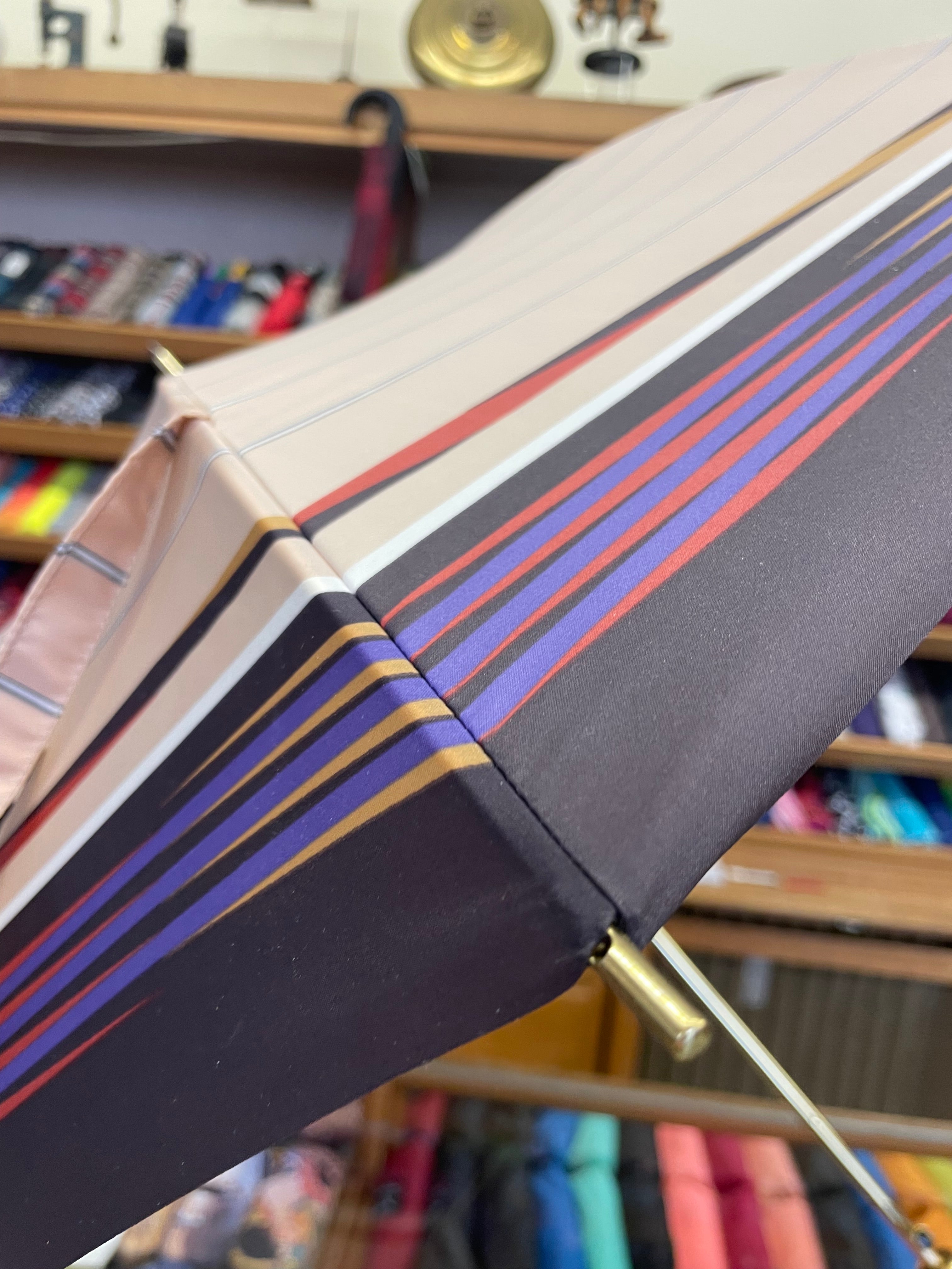 Handmade Damen Langschirm beige-braun