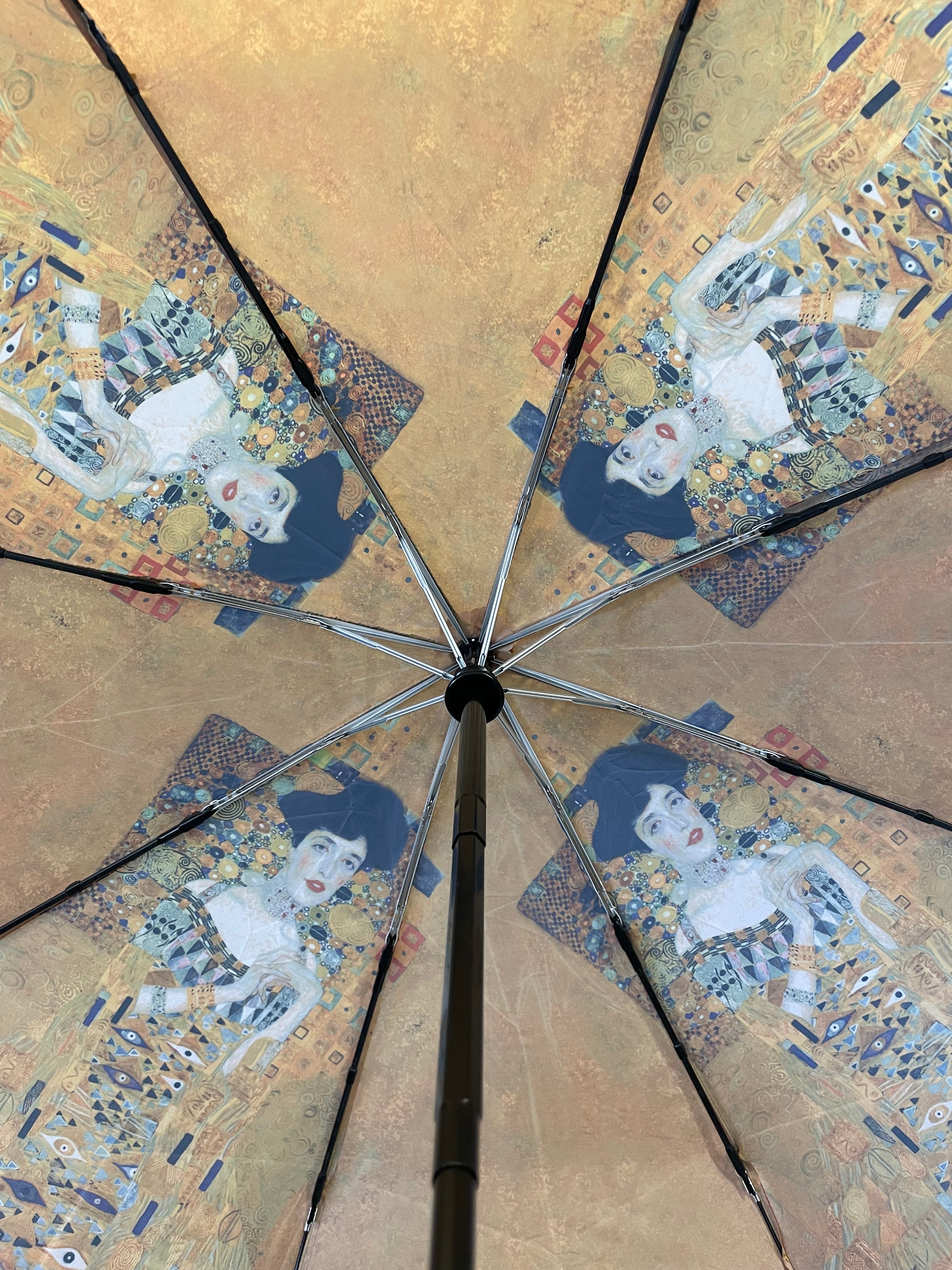 Damen Taschenschirm Motiv Gustav Klimt Adele